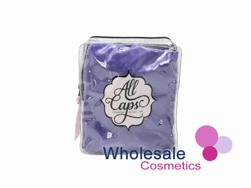 6 x All Caps Shower Sleep Spa - PURPLE
